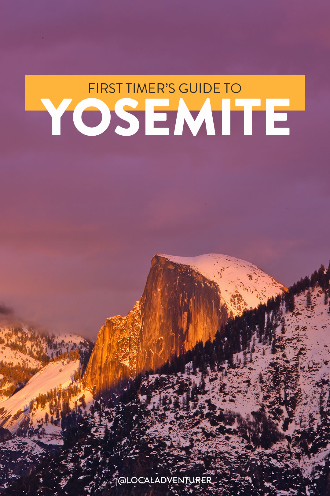 What to See in Yosemite National Park - Yosemite Must-See One Day + Yosemite Map // localadventurer.com