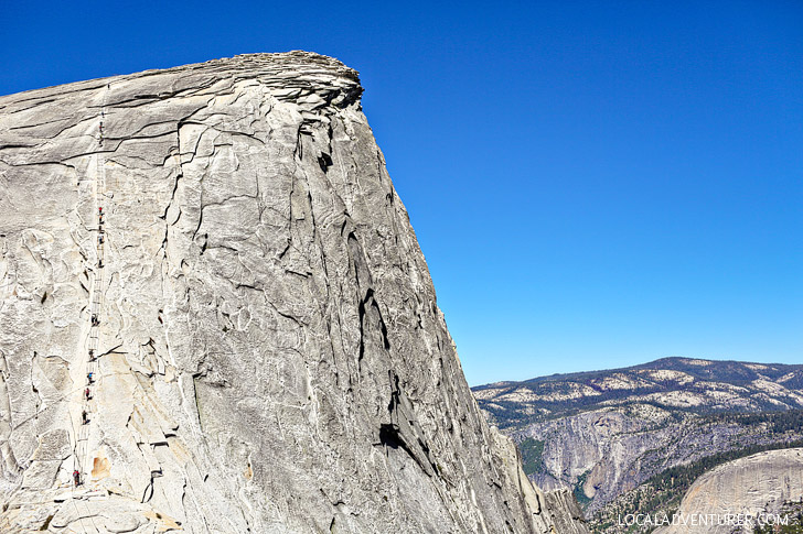 Hiking Half Dome Cables - Scariest thing I've done on a hike... so far // localadventurer.com