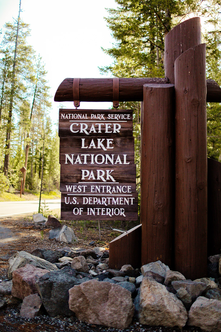 Crater Lake National Park Entrance // localadventurer.com